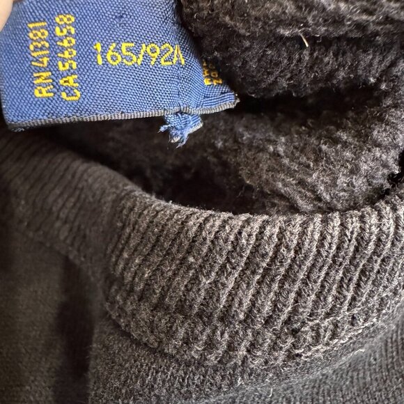 Polo Ralph Lauren Big Logo Crewneck Sweatshirt Womens Medium M Pullover Fleece - Picture 6 of 9